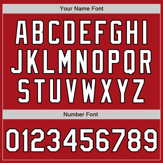 Maillot de baseball personnalisé rouge, blanc et noir, authentique Maillot de baseball personnalisé rouge, blanc et noir, authentique