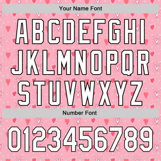 Maglia da baseball autentica rosa, bianca e nera, con cuore 3D, luce e amore, personalizzata per San Valentino Maglia da baseball autentica rosa, bianca e nera, con cuore 3D, luce e amore, personalizzata per San Valentino