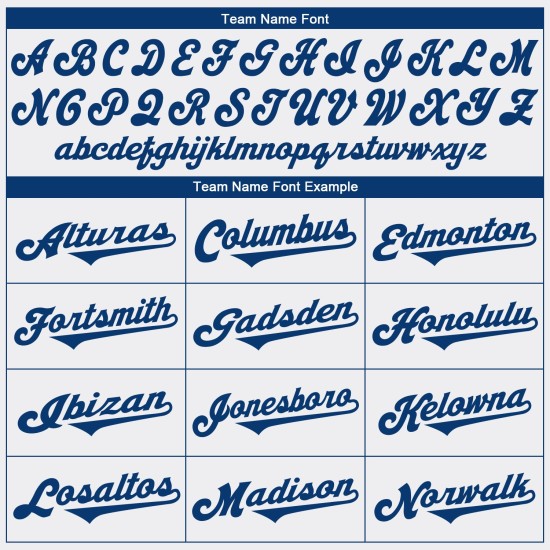 Maillot de baseball blanc authentique personnalisé Royal Maillot de baseball blanc authentique personnalisé Royal