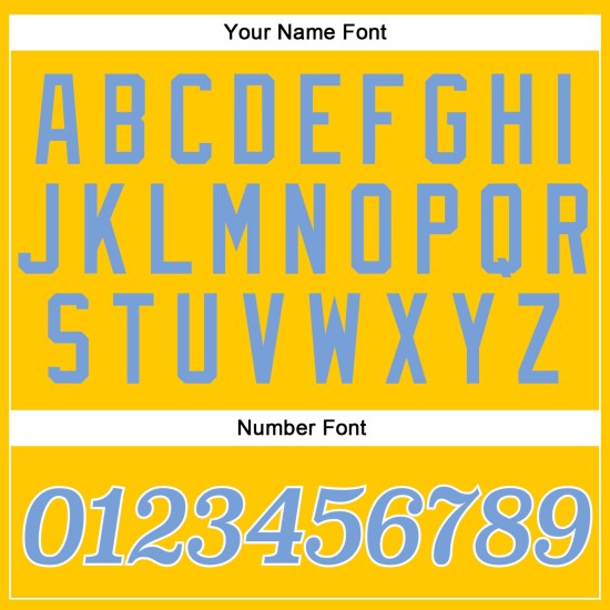 Maillot de baseball authentique léger bleu-blanc doré personnalisé Maillot de baseball authentique léger bleu-blanc doré personnalisé