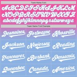 Maglia da baseball rosa personalizzata, blu, moda, bianca, sbiadita, autentica Maglia da baseball rosa personalizzata, blu, moda, bianca, sbiadita, autentica