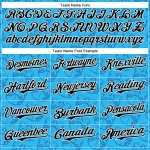 Maglia da baseball Revzzz Sky Bear personalizzata, nera e bianca, 3D Blue Drip, autentica